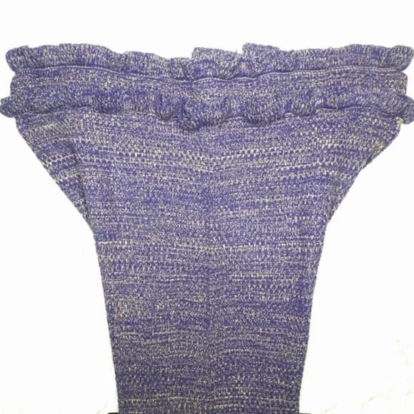 Mermaid Tail Knit Blanket Purple - Picture 3 of 7